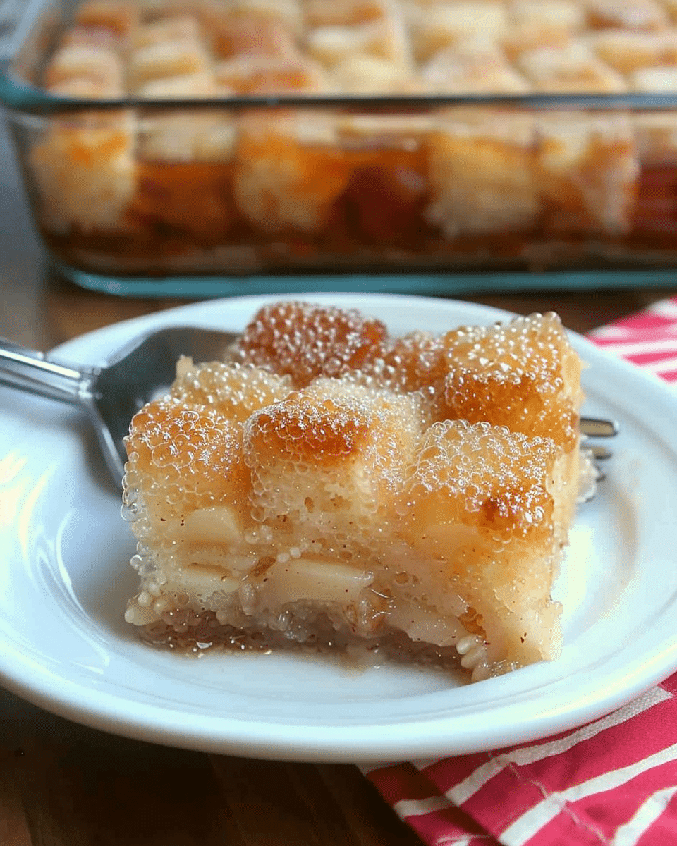 Apple Pie Bubble Up Casserole