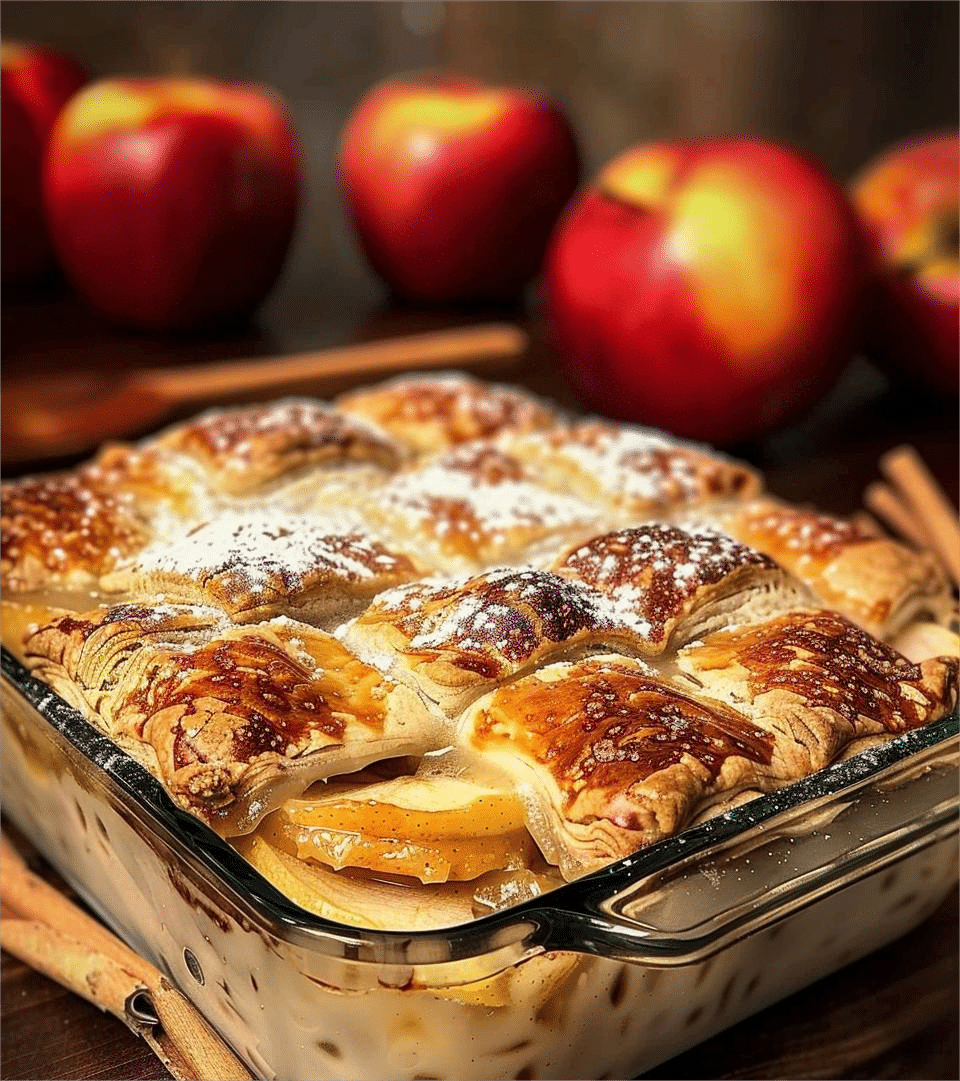Apple Pie Bubble Up Casserole