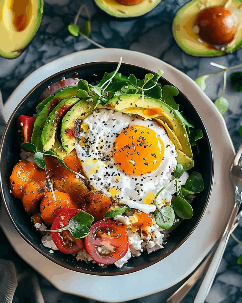 Avocado and Cottage Cheese Breakfast Bowl