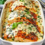 Baked Salmon Spinach Sauce