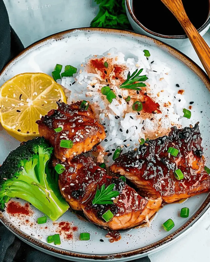 Baked Teriyaki Salmon