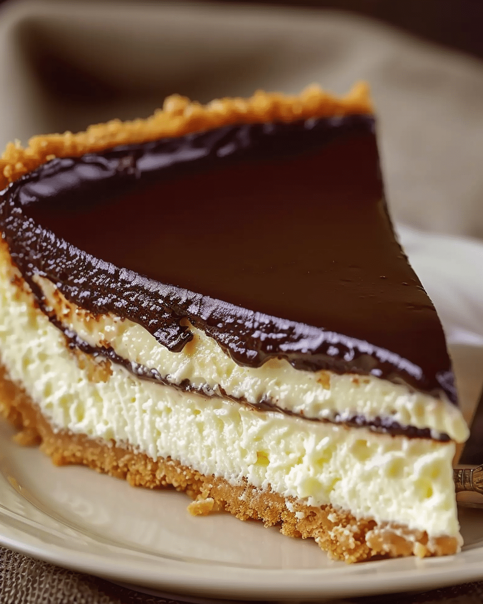 Boston Cream Pie Cheesecake