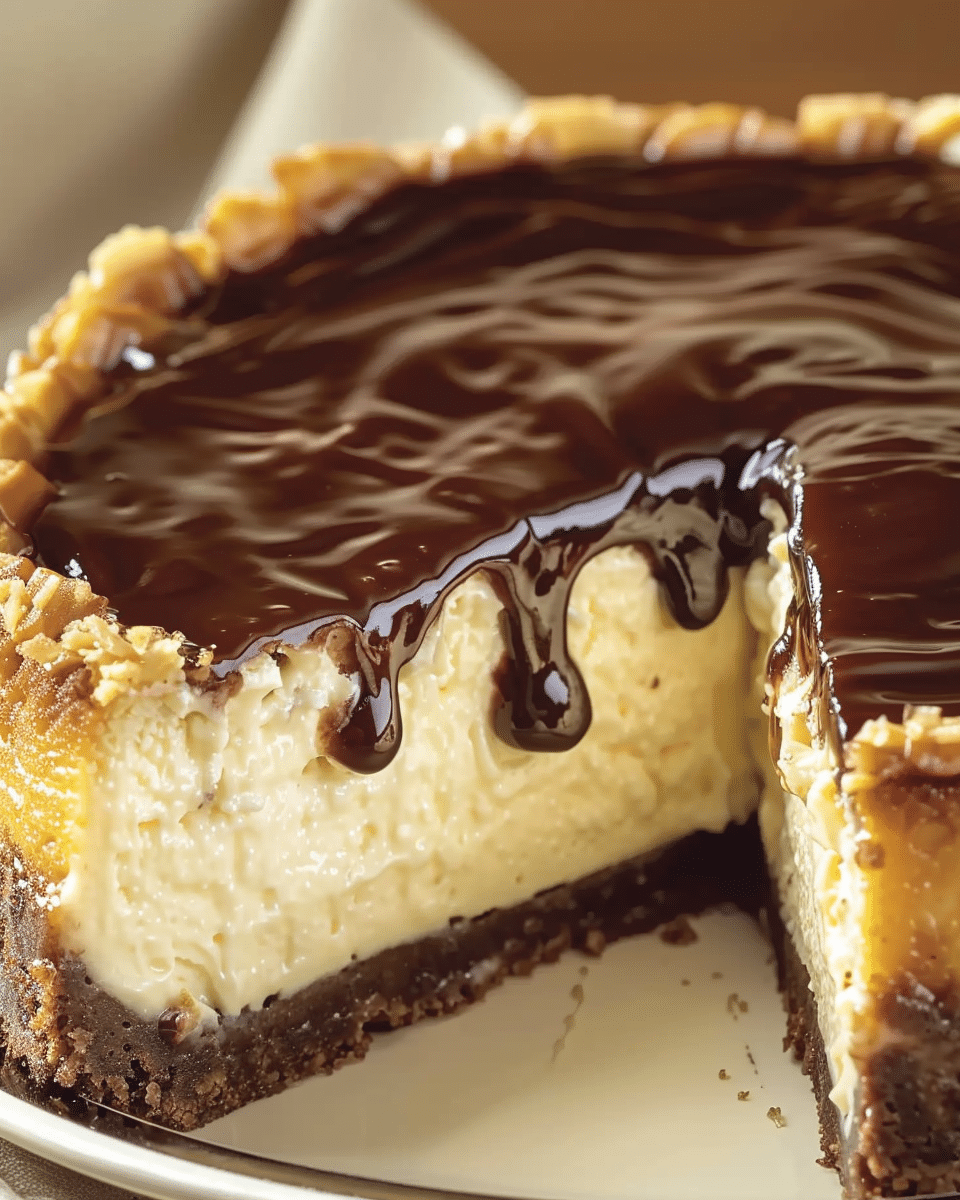 Boston Cream Pie Cheesecake