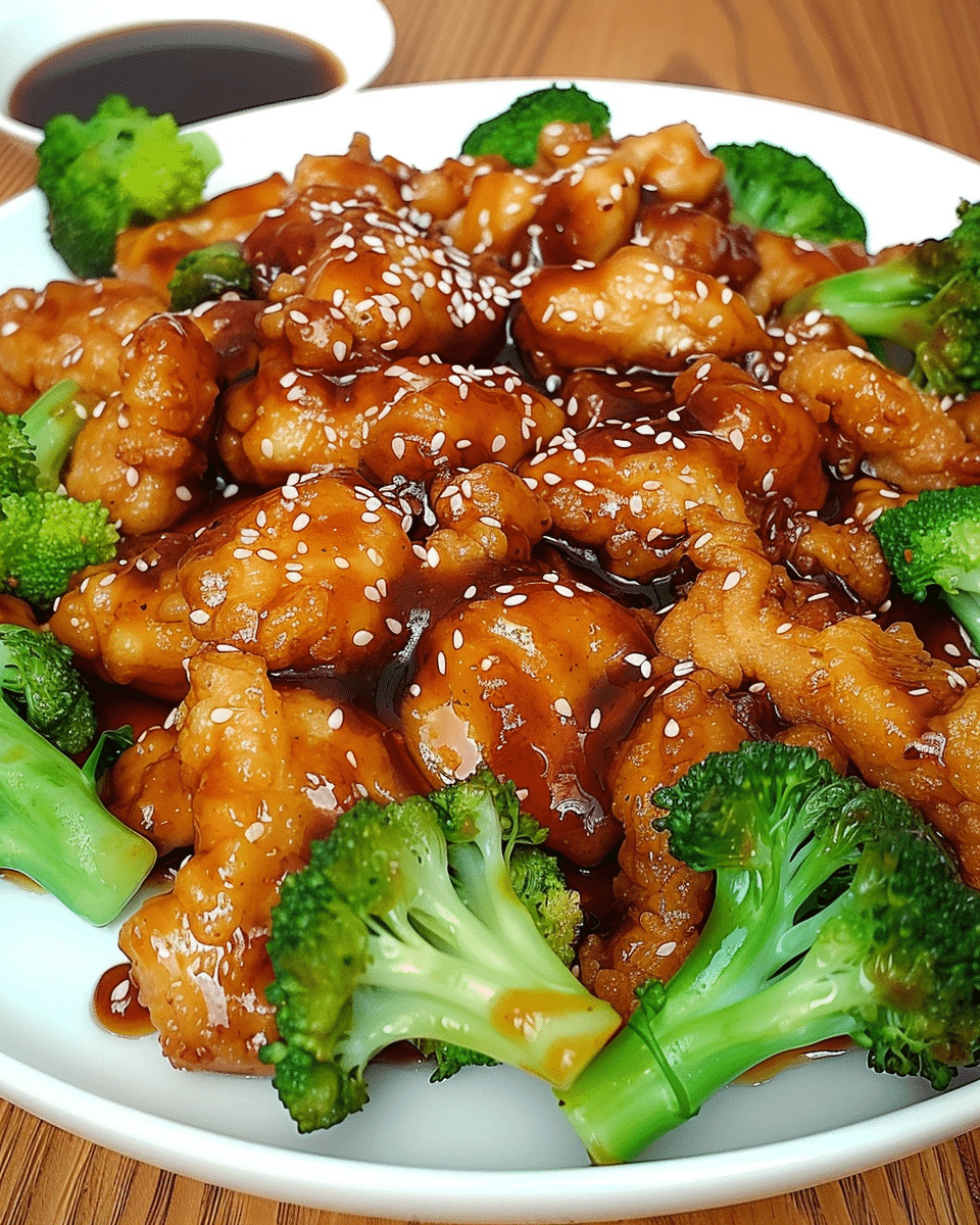Bourbon Chicken & Broccoli