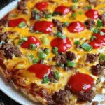 Breakfast Pizza Wraps with Cottage Cheese Crust