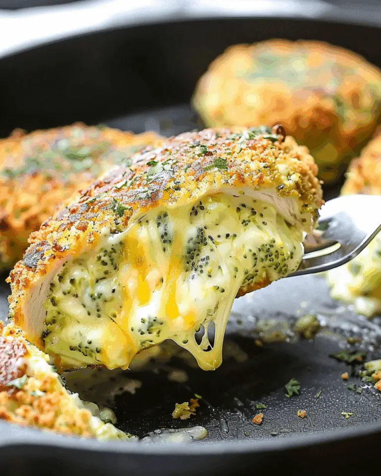 Broccoli Cheddar Stuffed Chicken