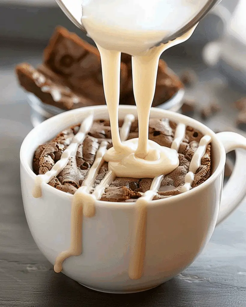 Brownie in a Mug {No Eggs}