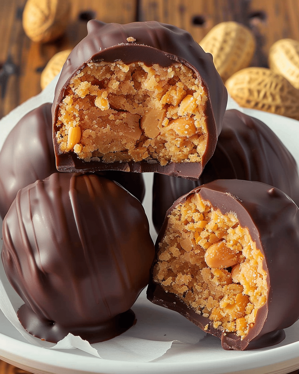 Butterfinger Peanut Chocolate Balls