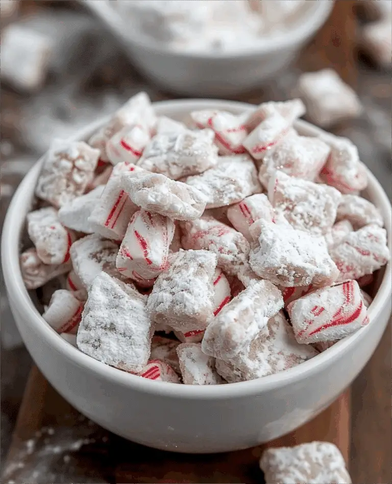 Candy Cane Puppy Chow