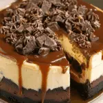 Caramel Brownie Cheesecake