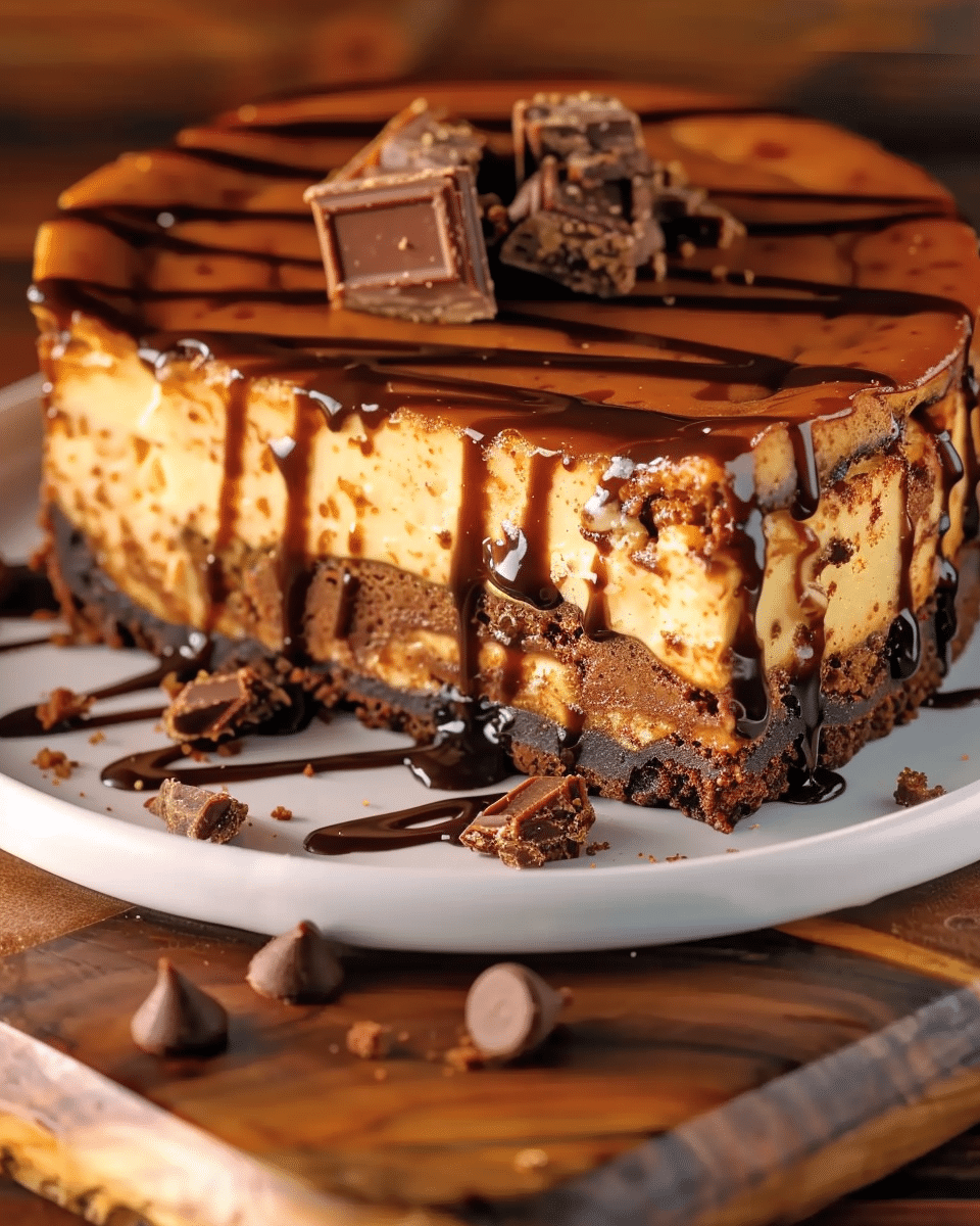 Caramel Brownie Cheesecake