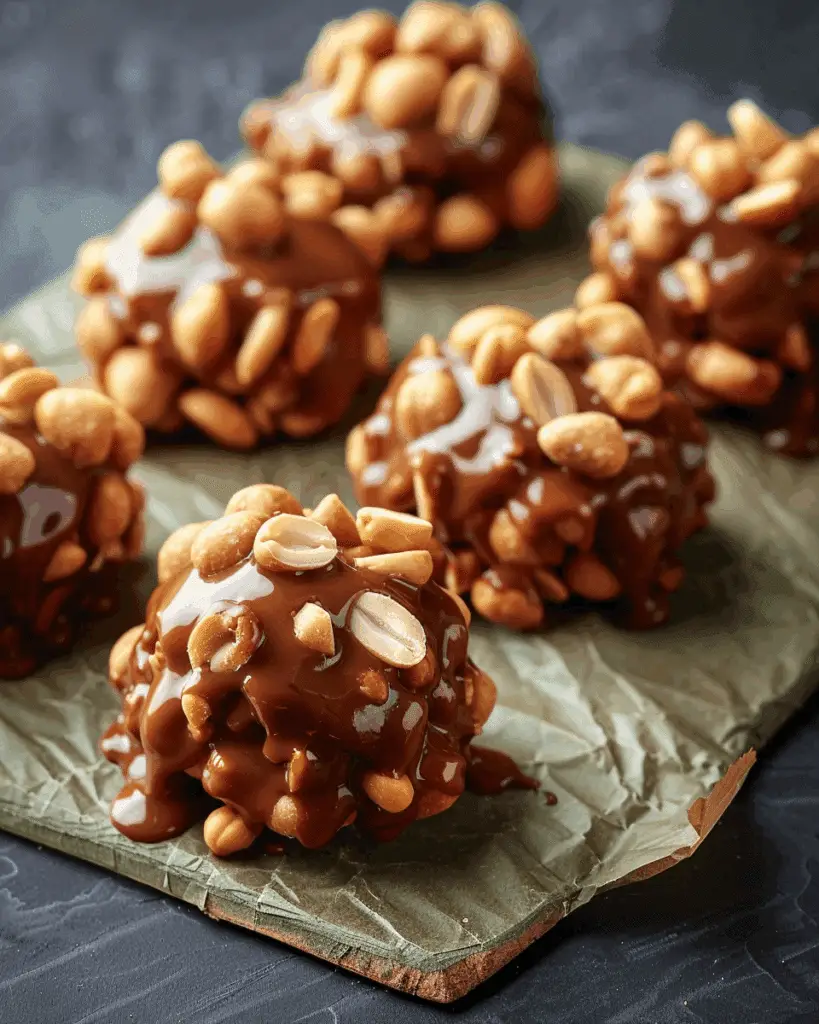 Caramel Peanut Clusters
