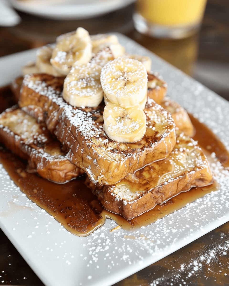 Caramelized Banana French Toast