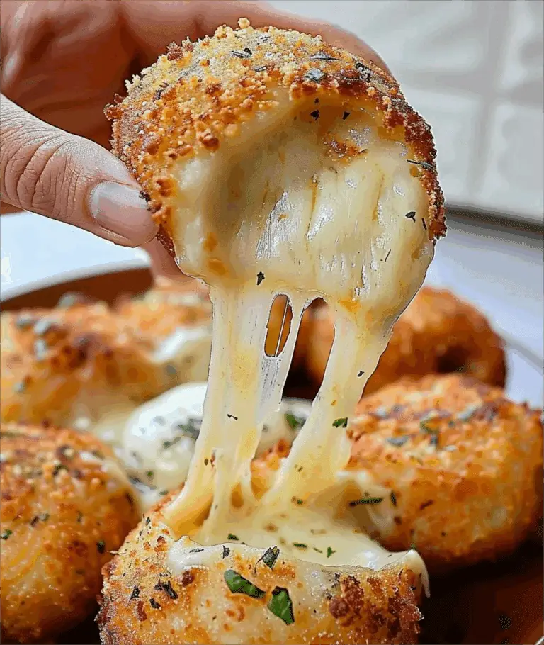 Cheesy Italian Arancini Balls Recipe