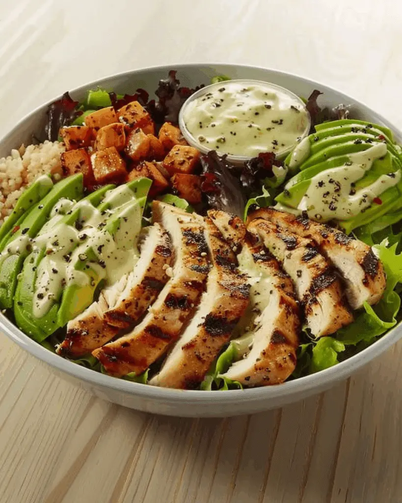 Grilled Chicken & Avocado Salad Bowl