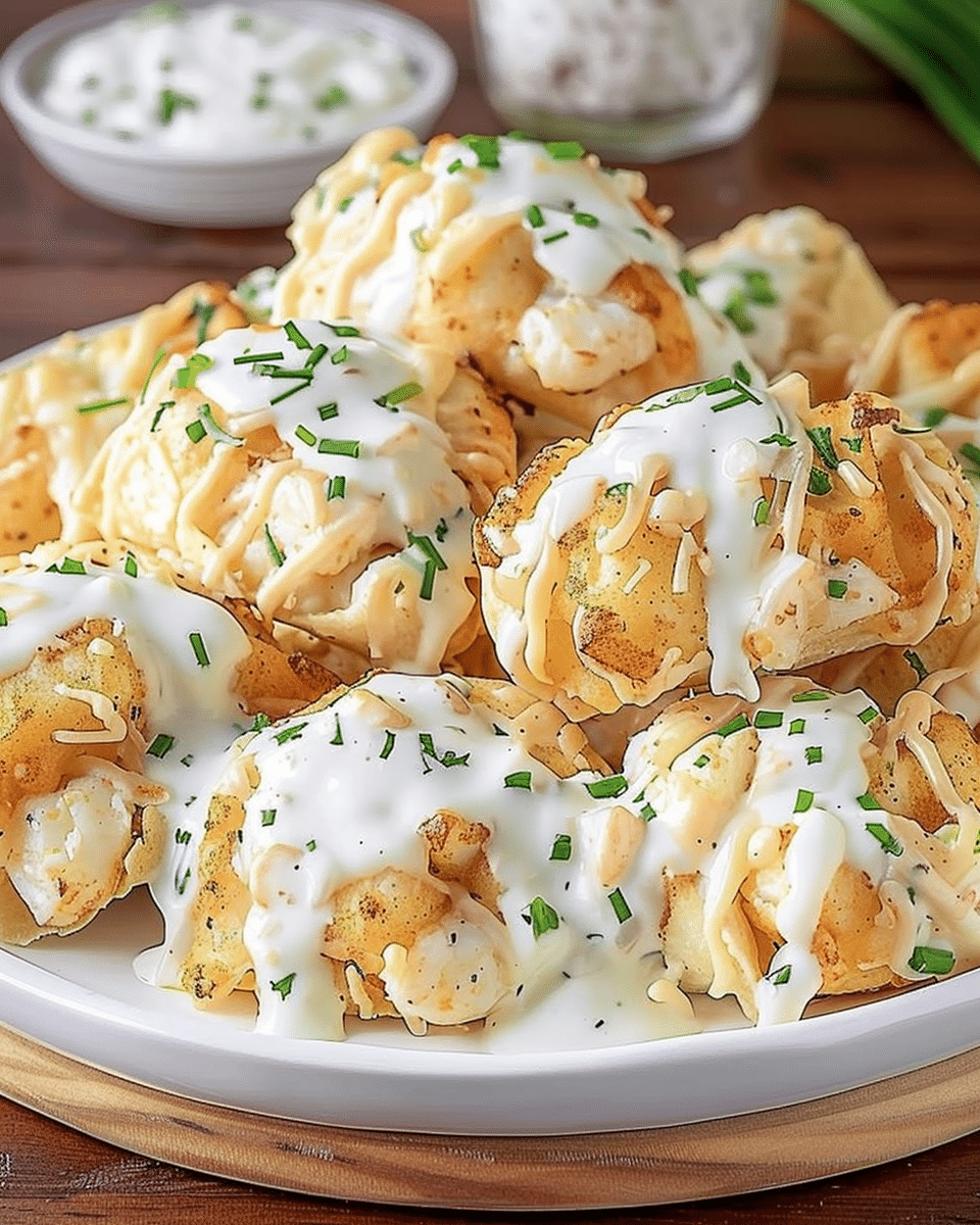 Cheesy Seafood Tortilla Bombs