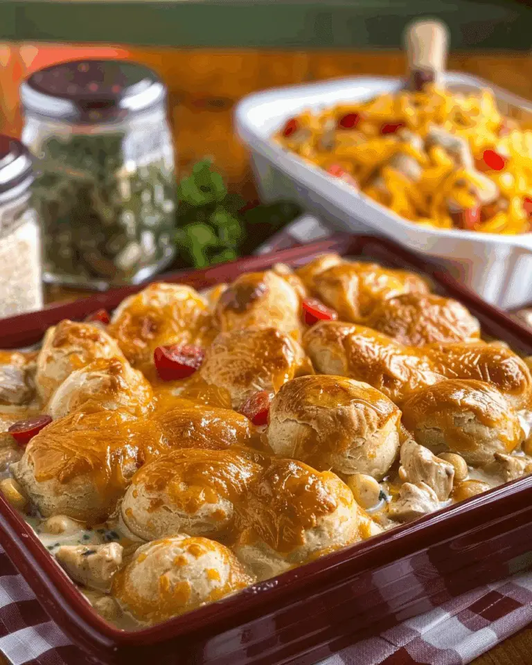 Chicken Bubble Biscuit Bake Casserole