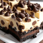 Chocolate Chip Cookie Dough Brownie Bites