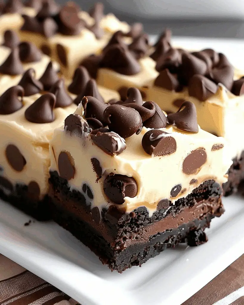 Chocolate Chip Cookie Dough Brownie Bites