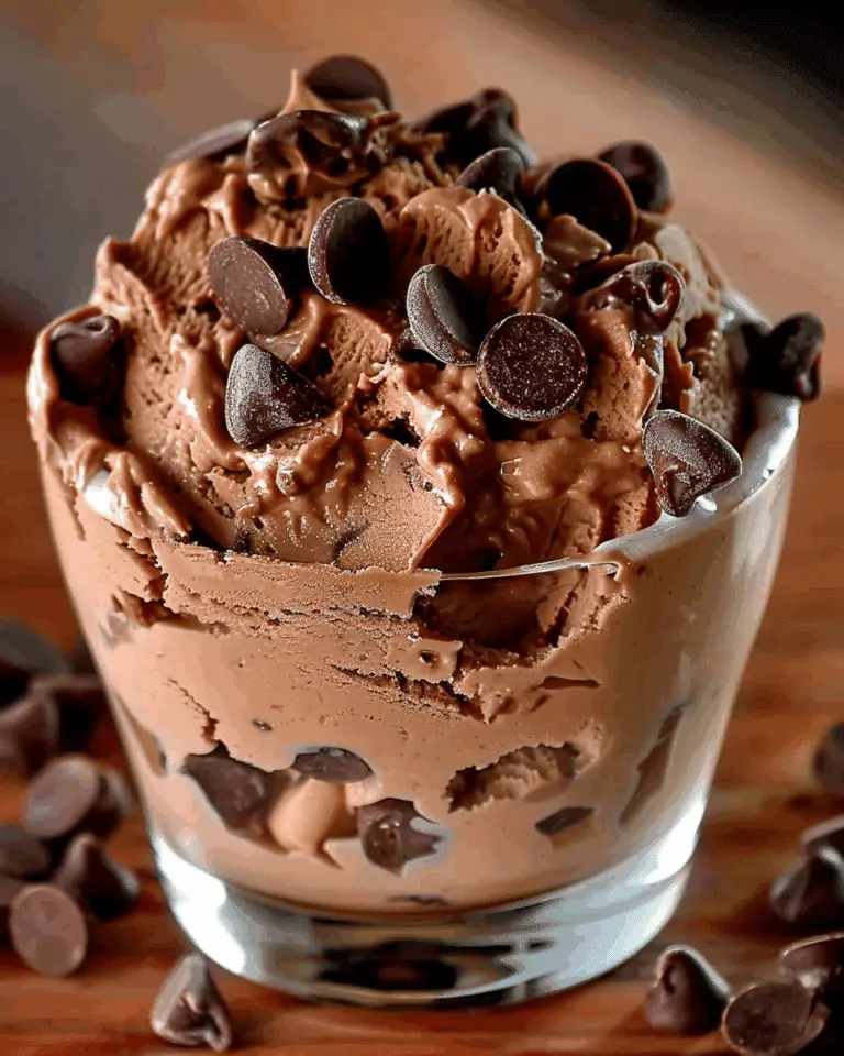Chocolate Chip Cookie Dough Mousse