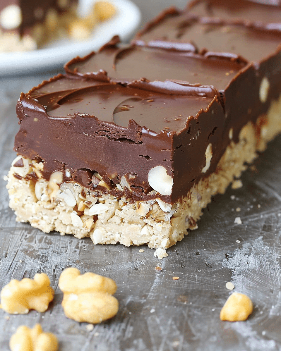 Chocolate Hazelnut Crunch Bars