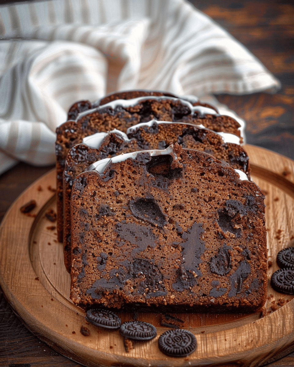Chocolate Oreo Pound Cake