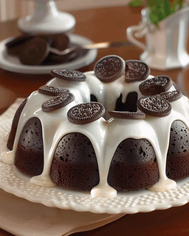 Chocolate Oreo Pound Cake