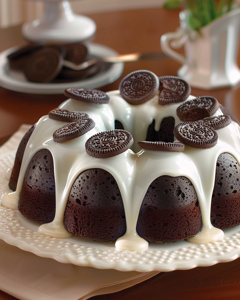 Chocolate Oreo Pound Cake