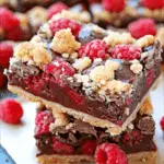 Chocolate Raspberry Crumb Bars