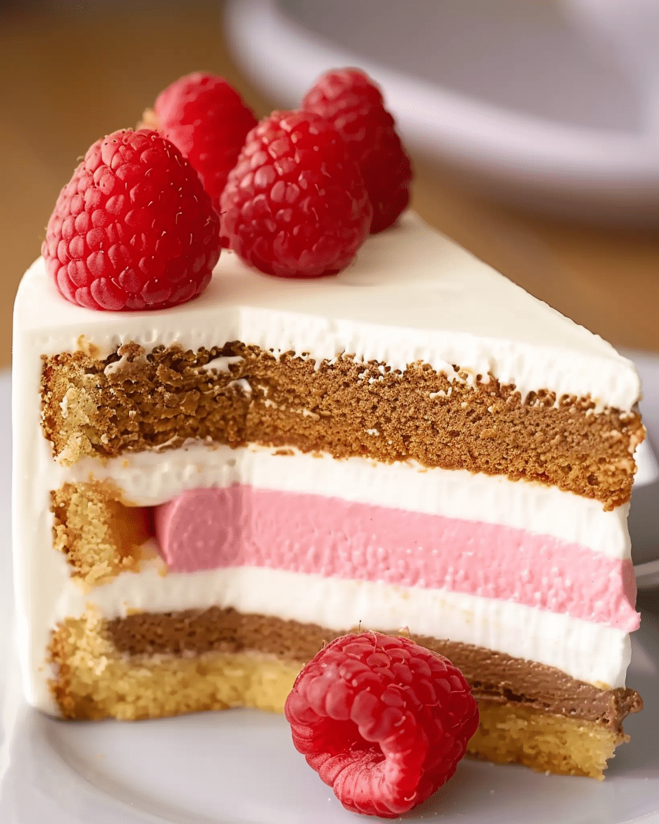 Chocolate Raspberry Mousse Cake