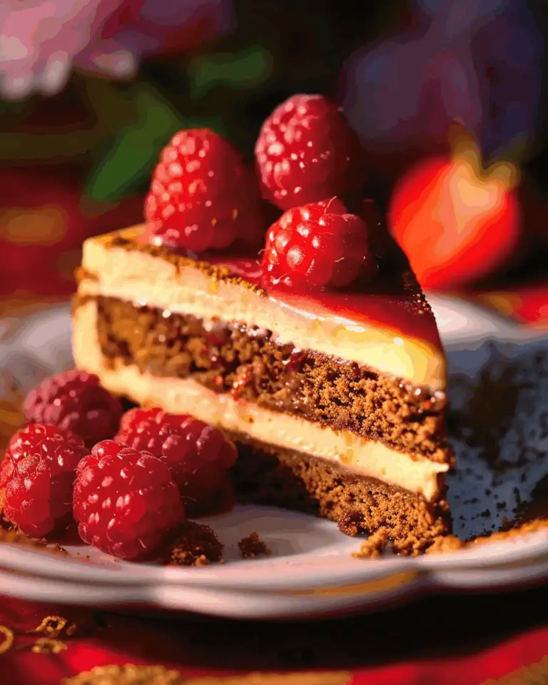 Chocolate Raspberry Mousse Cake