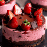 Chocolate Strawberry Cheesecake