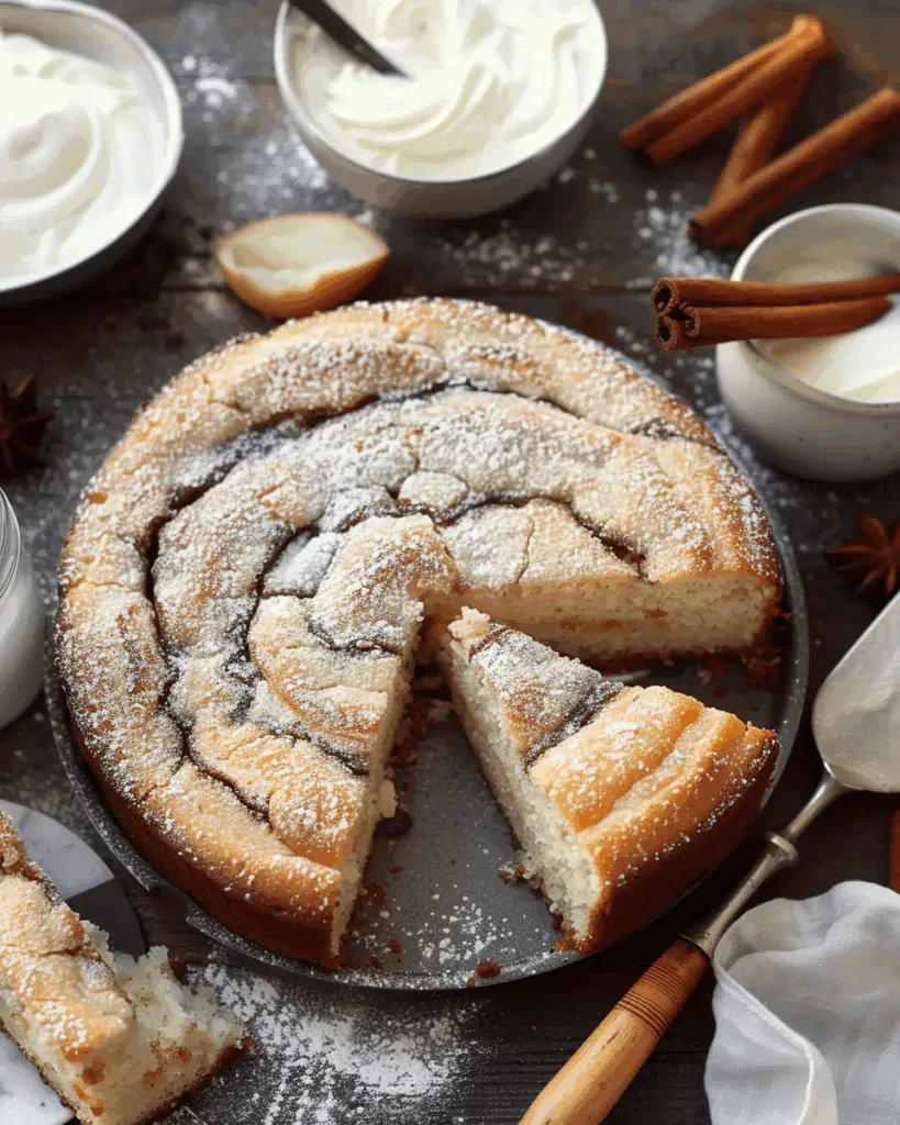 Cinnamon Yogurt Cake with Almond Flour