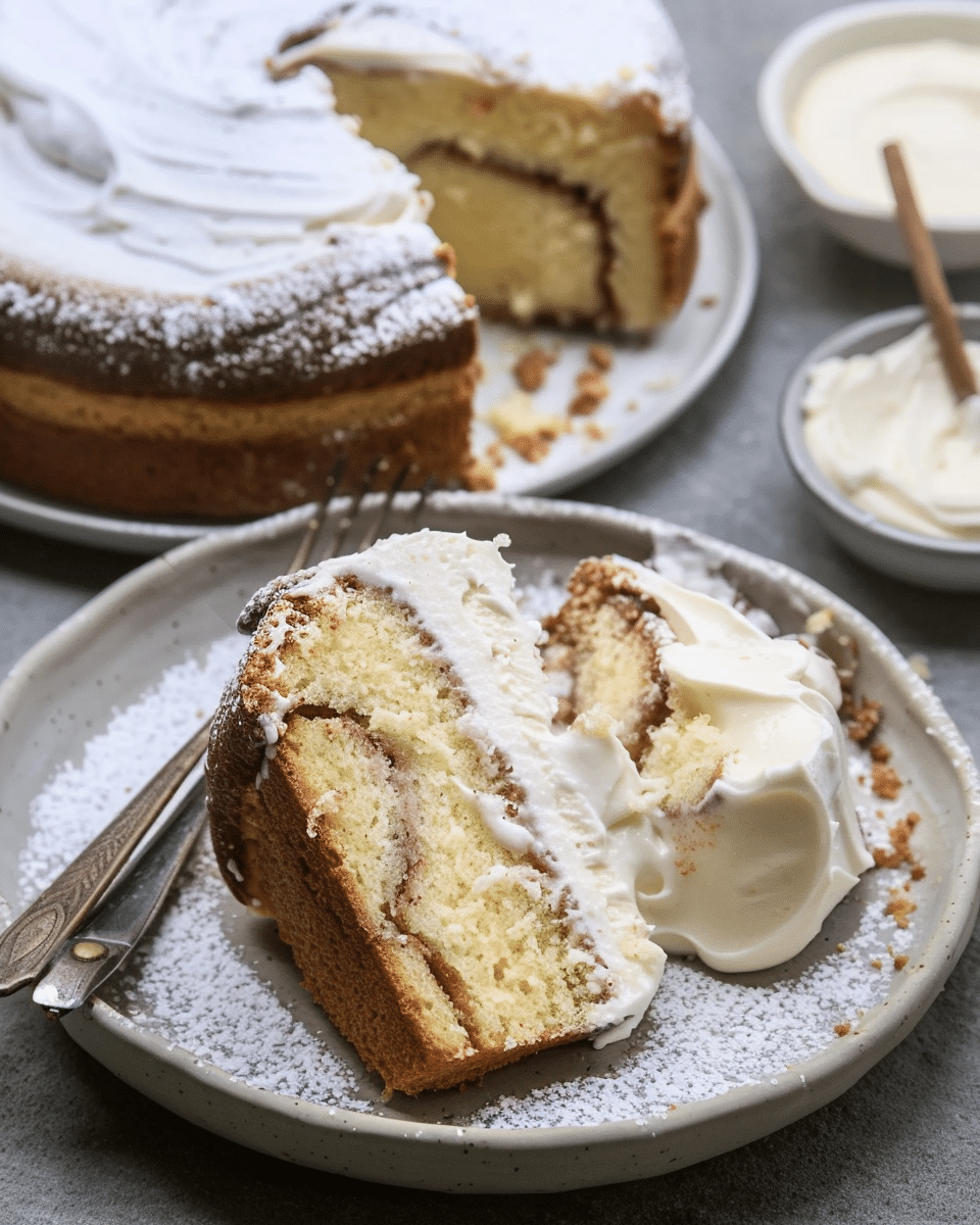 Cinnamon Yogurt Cake with Almond Flour