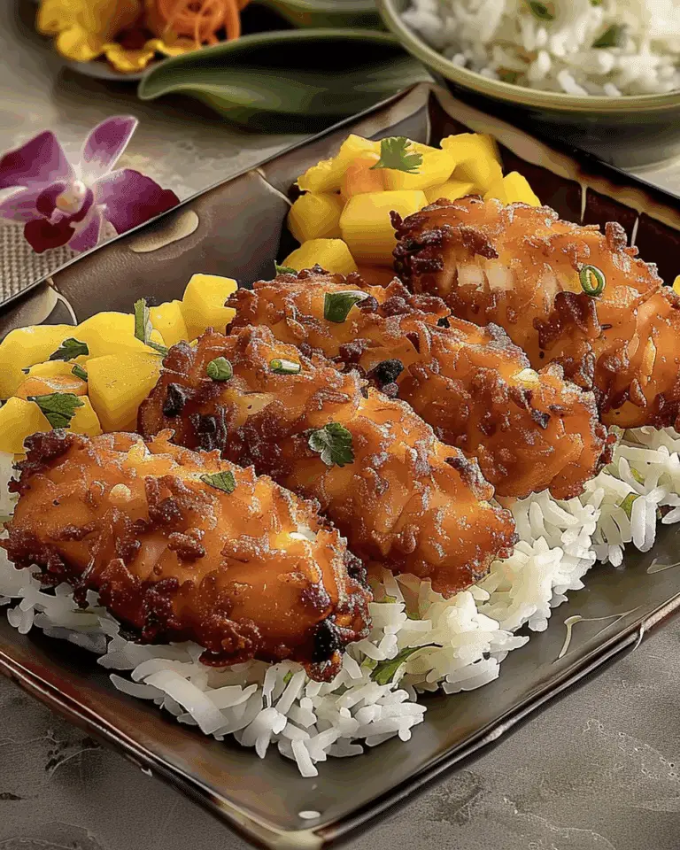 Coconut Lime Fish with Mango Salsa