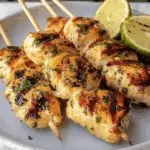 Coconut Lime Grilled Chicken Skewers