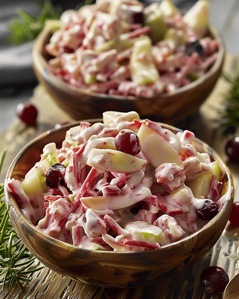 Cranberry Apple Coleslaw