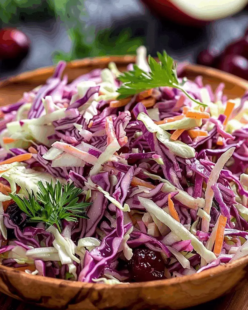 Cranberry Apple Coleslaw