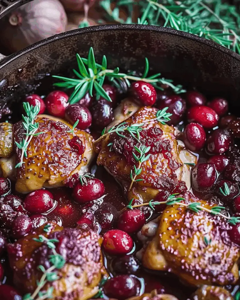 Cranberry Chicken Skillet