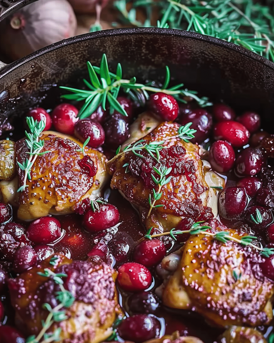 Cranberry Chicken Skillet
