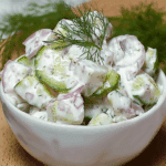 Creamy Cucumber Salad with Sour Cream