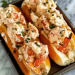 Creamy Garlic Butter Lobster Rolls