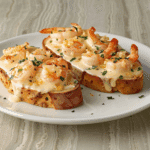 Creamy Garlic Shrimp Toast