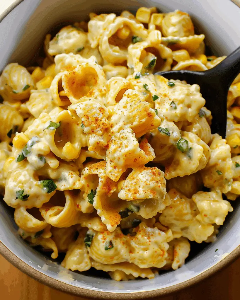 Creamy Jalapeño and Corn Pasta