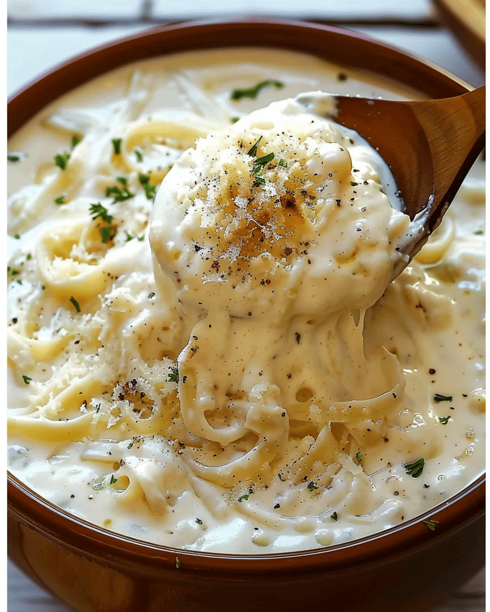 Creamy Olive Garden Alfredo Copycat