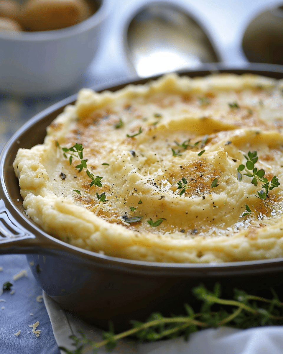 Creamy Truffle Parmesan Mashed Potatoes
