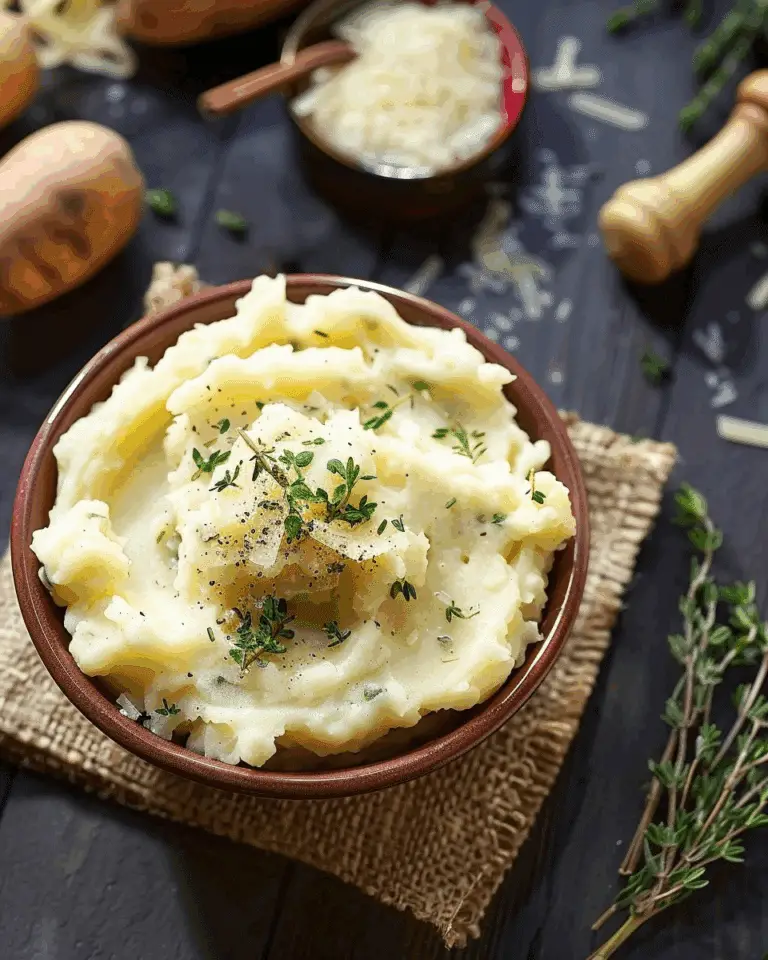 Creamy Truffle Parmesan Mashed Potatoes