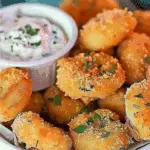 Crispy Fried Mushrooms with Cool Ranch Dip