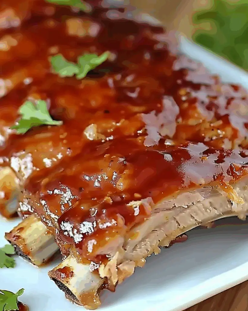 Crockpot Barbecue Beef Ribs