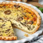Crustless Quiche with Spinach and Mushrooms